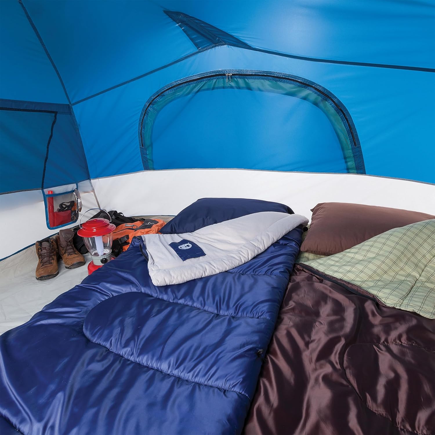 Coleman Brazos 20/30°F Adult Cool-Weather Sleeping Bag with No-Snag Zipper & Stuff Sack, Machine Washable - Image 6